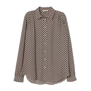 H&M Blouse - Brown Print